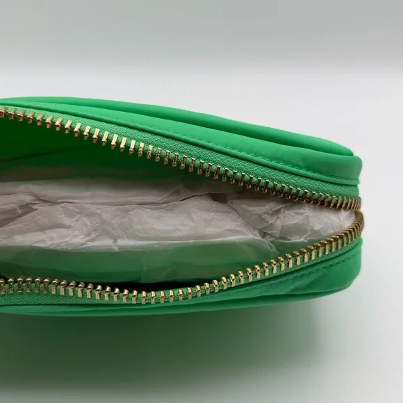 Stoney Clover Lane Classic Small Pouch Avocado Nylon Zip Cosmetic Bag - Picture 13 of 16